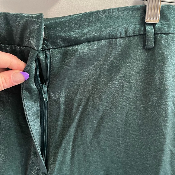 NWT- green wide leg trousers - Picture 5 of 9